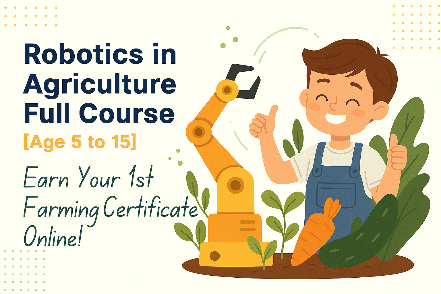 Children working and exploring the farm